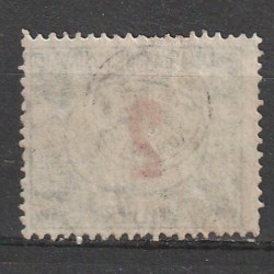 Porto 2 Filler cifra rosie Magyar Kir. Posta - zona Oradea 1919