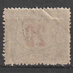 Porto 20 Filler cifra rosie Magyar Kir. Posta - zona Oradea 1919
