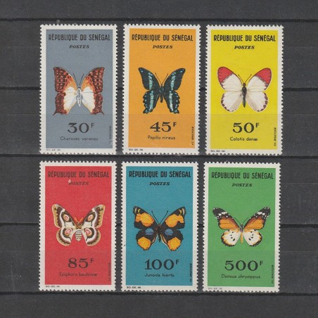 Fluturi LP Mi221-226 (Michel) Senegal 1963
