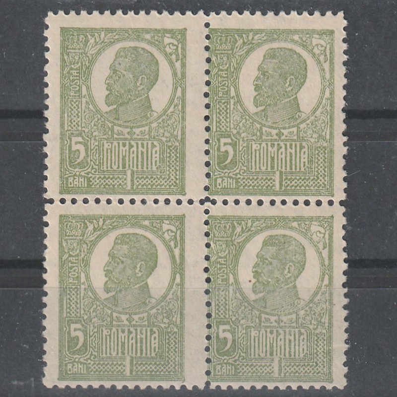 Eroare Ferdinand "Bust Mare" 5 Bani LP72 1919