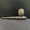 Pipă sculptată din rășină - India (16,5 cm)