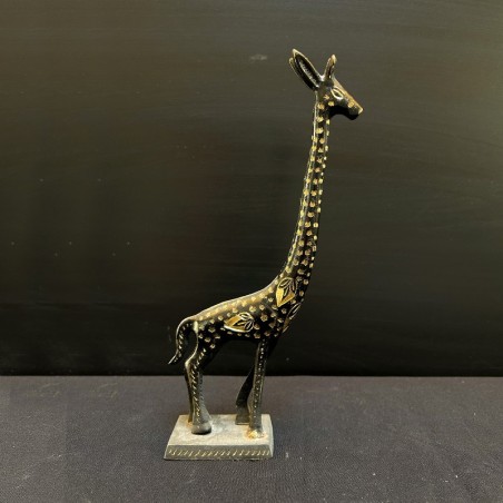 Statuetă girafă din Bronz India