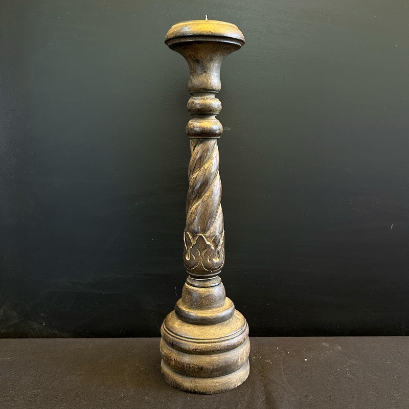 Suport lumânare din lemn - 40 cm Indonezia
