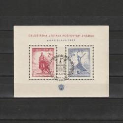 Expozitia Filatelica Bratislava Mi556 (Michel) 1952 Cehoslovacia Stamp