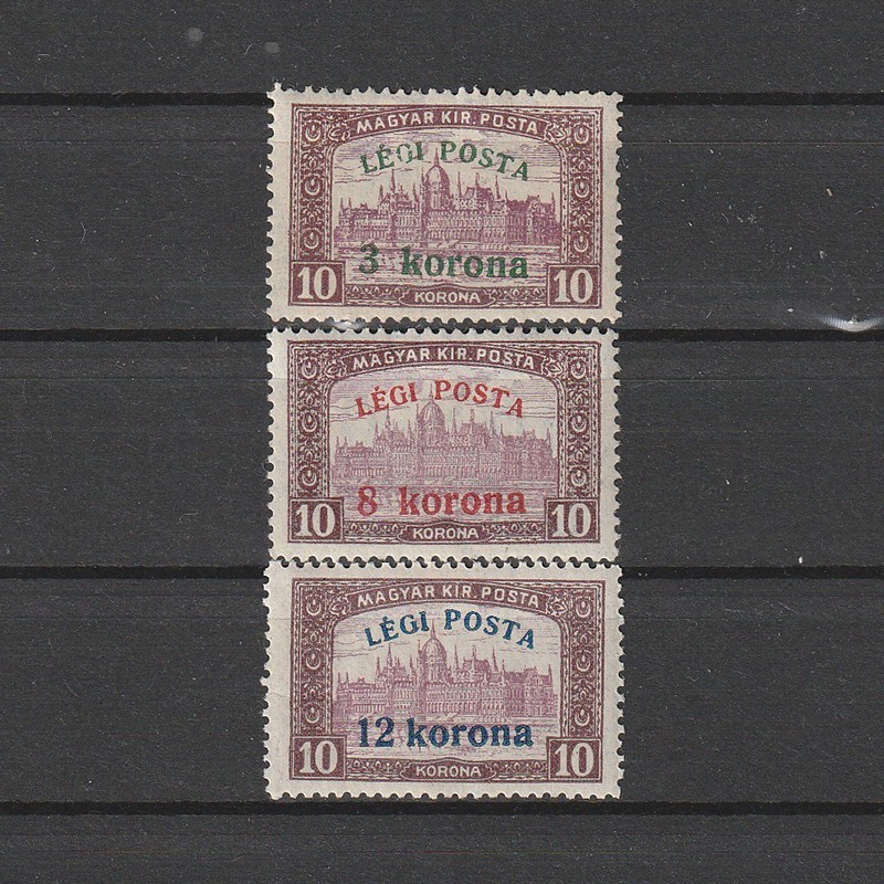 Légi Posta (Posta Aeriana) LP349-351 1920