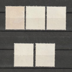 Fluturi Pro Juventute Sc. B217-221 (Scott) Elvetia 1952