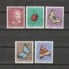 Fluturi Pro Juventute Sc. B217-221 (Scott) Elvetia 1952