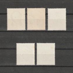 Fluturi Pro Juventute Sc. B232-236 (Scott) Elvetia 1954