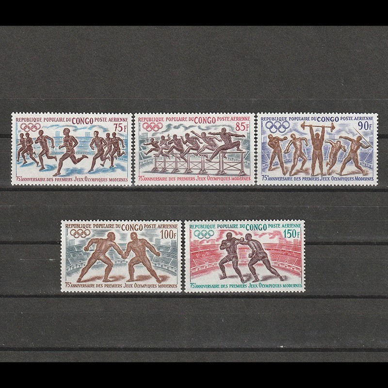 A 75 a Aniversarea a Olimpiadelor Moderne Posta Aeriana