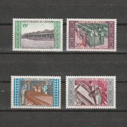 Fabrica de textile „SOTEXCO”, Kinsoundi Sc. 246-249 (Scott) Congo 1970
