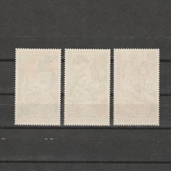 Arta si Cultura Posta Aeriana Mi. 207-209 (Michel) Congo 1970