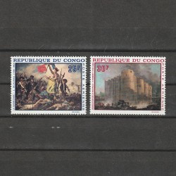 A 5 a Aniversare a Picturilor cu Revolutia Franceza Mi. 163-164