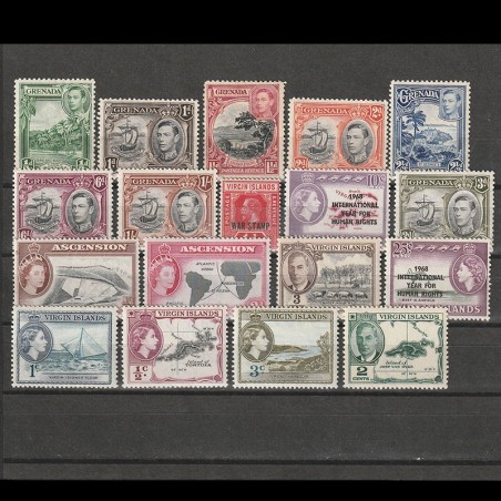 Lot diverse Colonii Engleze - diferite tari