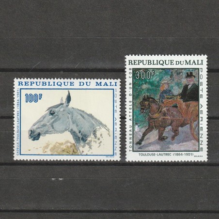 Comemorarea lui Toulouse Lautrec Sc. C51-52 (Scott) Mali 1967