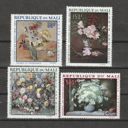 Picturi cu Flori Posta Aeriana Sc. C55-58 (Scott) Mali 1968