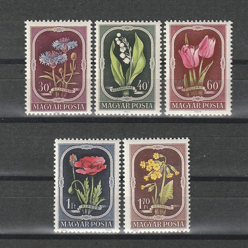 Virág II ( Flori II) LP 1262-1266 Ungaria 1951