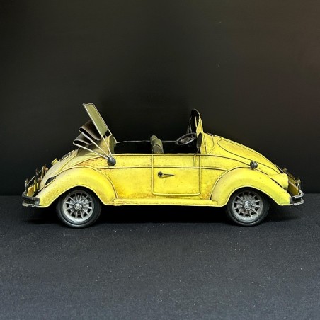 Mașină decorativă vintage galbenă din metal - China