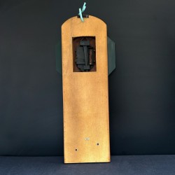 Ceas de perete din lemn cu decor tematic „Coffee” – China