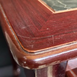 Set de măsuțe decorative din lemn cu blat imitație marmură – China