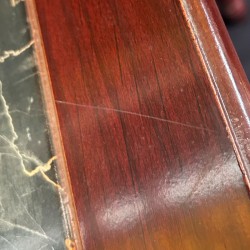 Set de măsuțe decorative din lemn cu blat imitație marmură – China