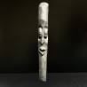 Sculptură decorativă din lemn în formă de mască tribală – Indonezia