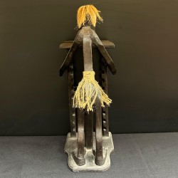 Suport CD din lemn sculptat, decor tradițional – Indonezia