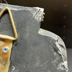 Mască decorativă tradițională din lemn, pictată manual – Indonezia