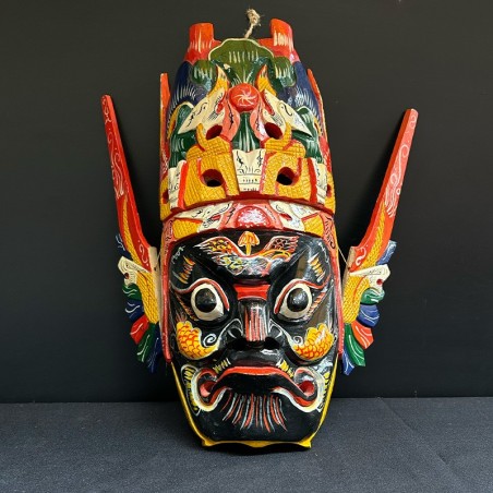 Mască decorativă din rășină colorată – China