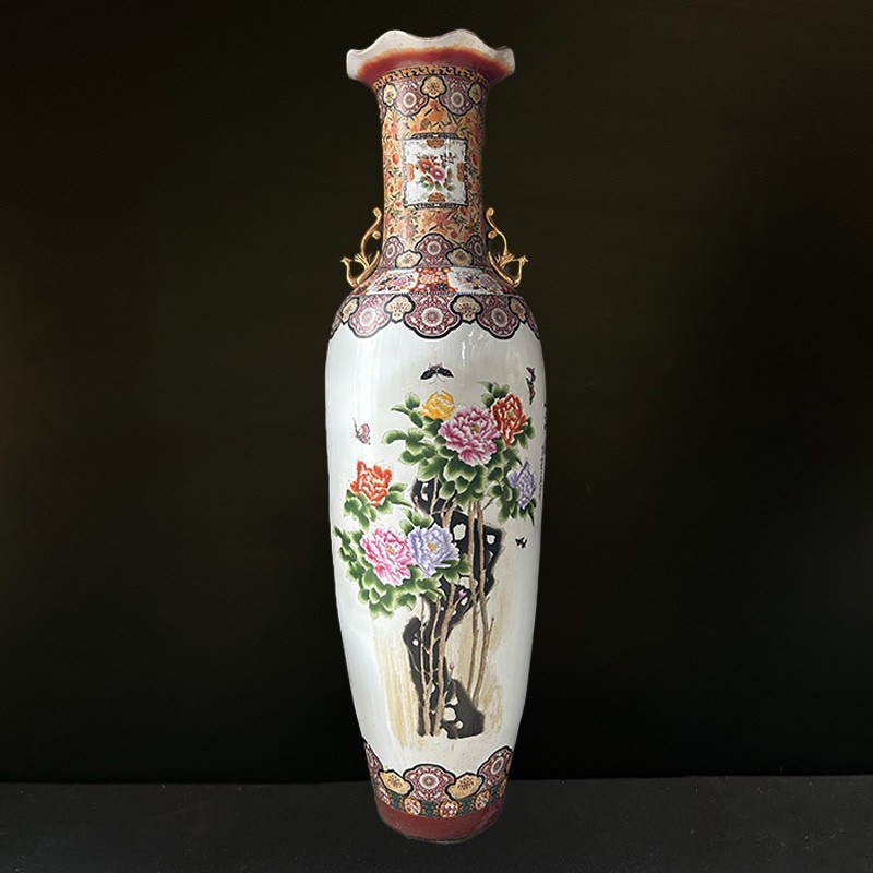 Vază uriașă din ceramică pictată – China (180 cm)