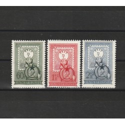 Bélyegnap 24 (Ziua Marcii Postale 24) LP1255-1257 Ungaria 1951
