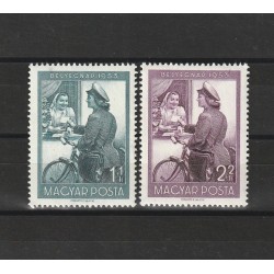 Bélyegnap 26 (Ziua Marcii Postale 26) LP1398-1399 Ungaria 1953