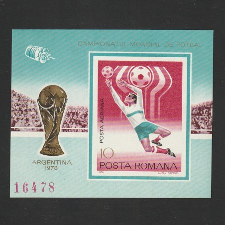 C. M. Fotbal Argentina LP956 Nedantelat Romania 1978