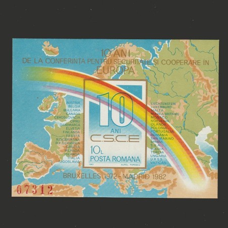 10 Ani de C.S.C.E LP1060 Nedantelat Romania 1982