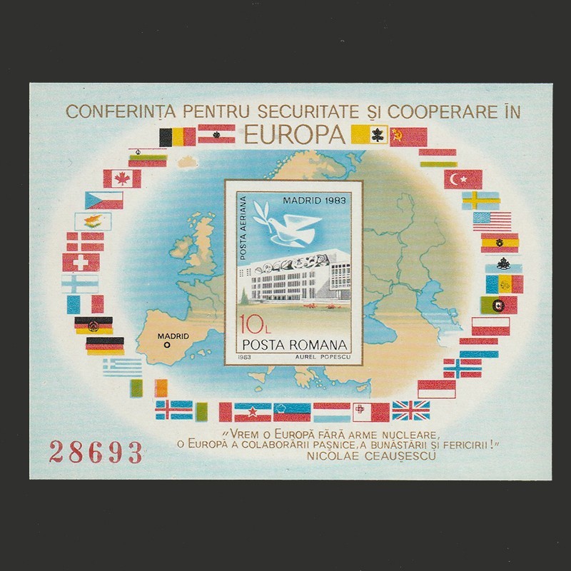 C.S.C.E. Madrid LP1086 Nedantelat Romania 1983