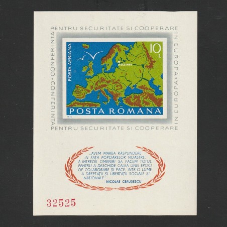 C.S.C.E. in Europa (Helsinki) LP892 Nedantelat Romania 1975