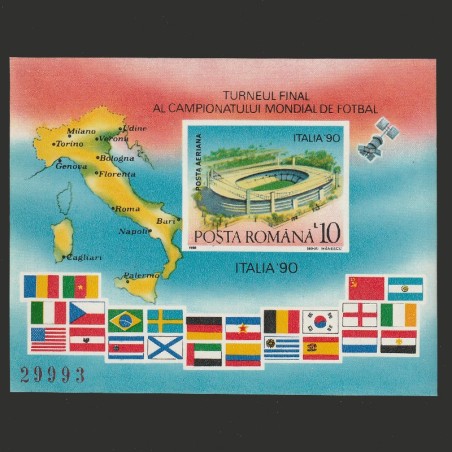 Turneul Final C.M. Fotbal Italia LP1238 Romania 1990