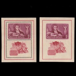 A. Sz. Puskin Blokkpár (Pereche de blocuri Puskin) LP1088A-1088B Ungar
