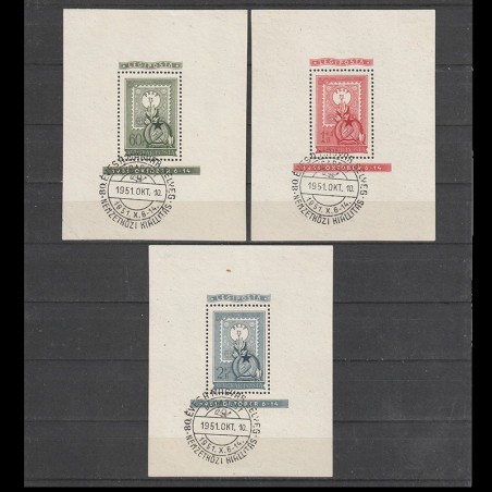 80 Éves a Magyar Bélyeg Blokksor (Aniversare 80 de Ani a Timbrului Mag