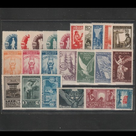 Lot 6 serii MNH Romania anii 30'40'