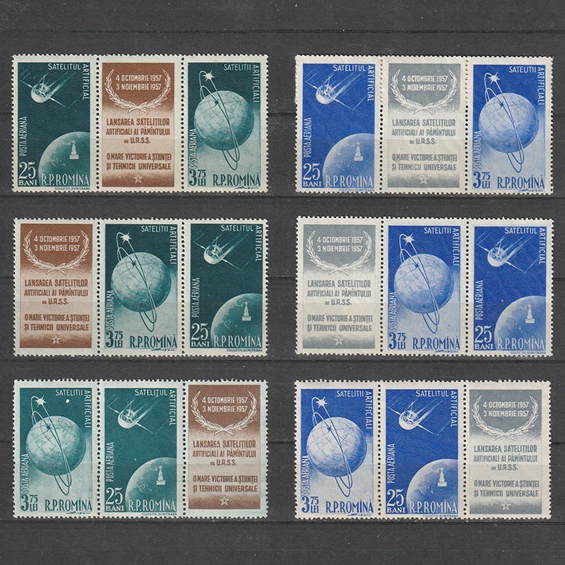 Sateliti Artificiali ai Pamantului LP444a Romania 1957