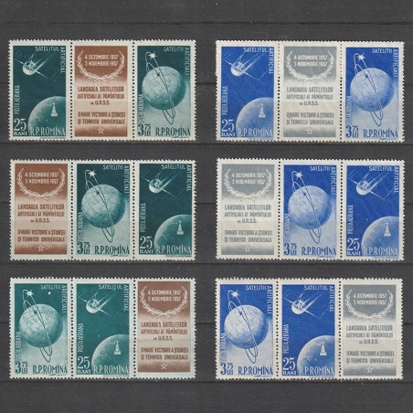 Sateliti Artificiali ai Pamantului LP444a Romania 1957