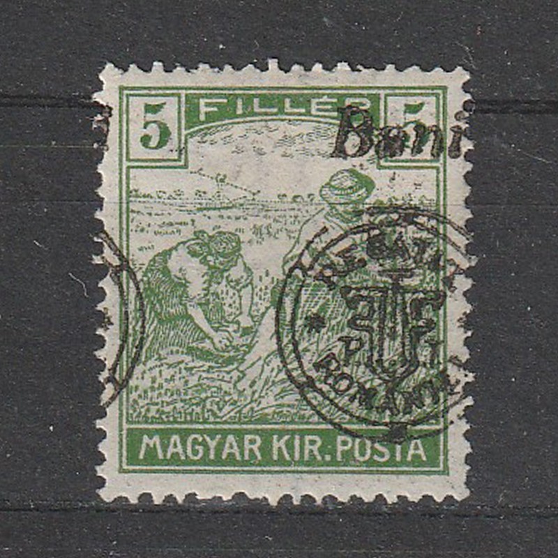 5 Filler Arato Magyar Kir. Posta - zona Oradea 1919