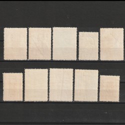 A 50-a aniversare a independenței Mi.212-221 (Michel) Bulgaria 1929