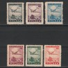 Avioane deasupra ruinelor Varsoviei Sc. C13-18 (Scott) Polonia 1946