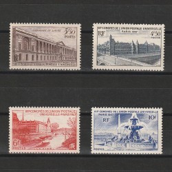 Congresul UPU de la Paris Yt. 780-783 (Yvert) Franta 1947