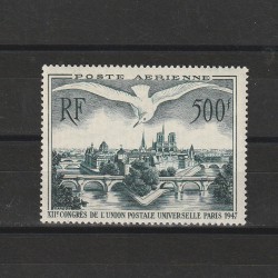 Posta Aeriana Al 12 Congres UPU Paris Sc. C22 (Scott) Franta 1947
