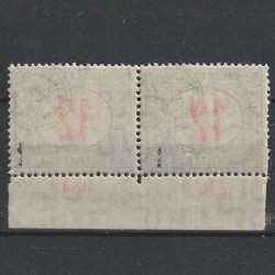 Porto 12 Filler cifra rosie Magyar Kir. Posta - zona Oradea 1919