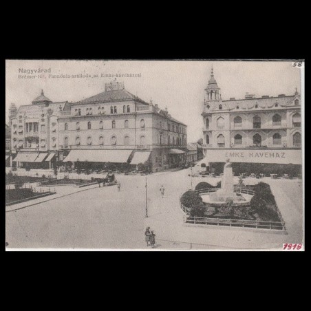 Carte poștală veche Oradea – Hotel Pannonia – 1913