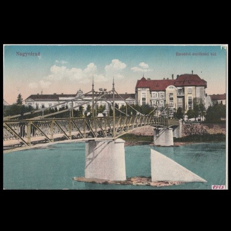 Carte poștală veche Oradea – Podul Intelecutalilor – 1913