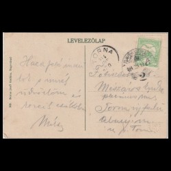 Carte poștală veche Oradea – Palatul Justitiei – 1914